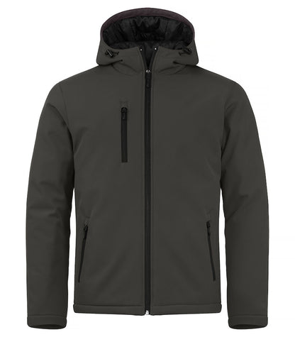 Padded Hoody Softshell XS t/m 4XL - Kleur: Zwart, Grijs, Mistgroen, Dark Navy, Kobalt, Rood - Heren