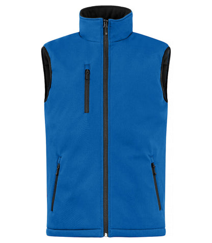 Padded Softshell Vest Bodywarmer XS t/m 4XL - Kleur: Zwart, Grijs, Groen, Dark Navy, Kobalt, Rood - Heren