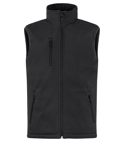 Padded Softshell Vest Bodywarmer XS t/m 4XL - Kleur: Zwart, Grijs, Groen, Dark Navy, Kobalt, Rood - Heren