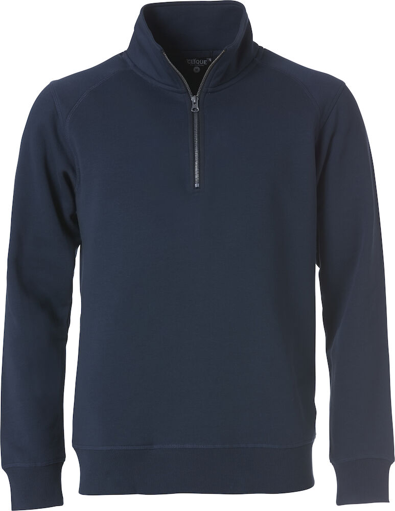 Classic Half Zip XS t/m 5XL - Kleur: Zwart, Grijs, Dark Navy, Wit - Unisex