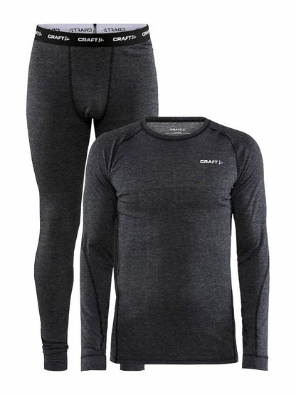 CORE Wool Merino Set XS t/m 2XL - Kleur: Zwart - Heren
