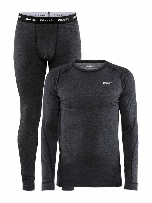 CORE Wool Merino Set XS t/m 2XL - Kleur: Zwart - Heren