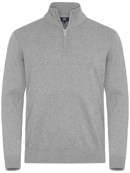 Oakville Half Zip Sweater, Zwart, Grijs, Navy blue- Heren