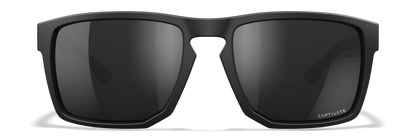 WX FOUNDER, CAPTIVATE™ Polarized Black Mirror Lenses, Matte Black Frame