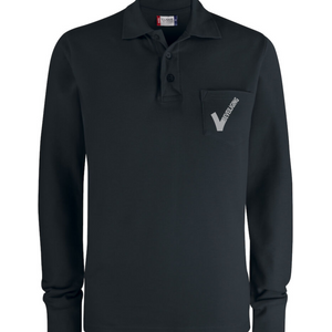 Basic Polo Borstzak L/S - XS t/m 4XL - Alle kleuren - Heren/Dames