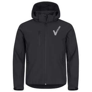 Classic Softshell Hoody XS t/m 5XL - Kleur: Zwart, Grijs, Dark Navy, Kobalt, Rood - Heren