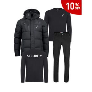Winterpakket - Miami roundneck - Gevoerde winterjas - Cargo Stretch werkbroek