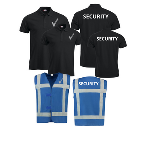 Event pakket 1 2x Polo Manhatten + 1x Veiligheidshesje security Heren/Dames