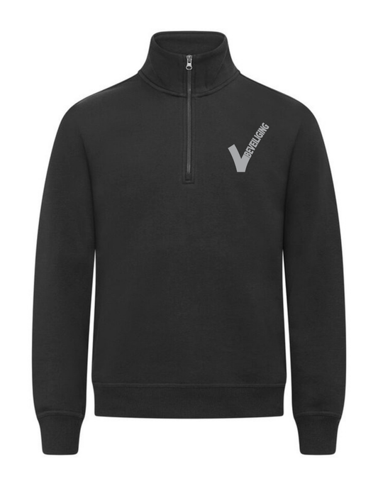 Miami Half Zip XS t/m 4XL - Kleur: Zwart, Grijs, Dark Navy - Unisex
