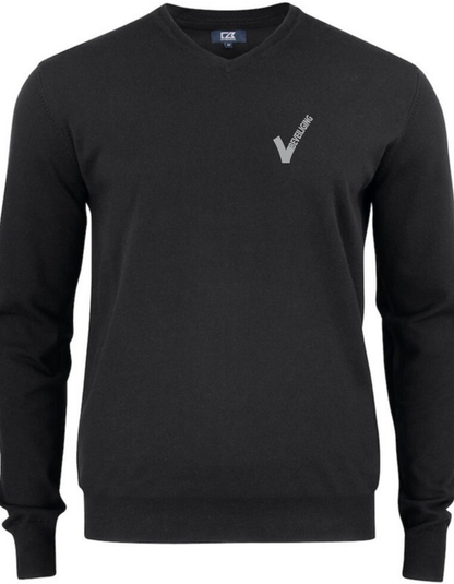 Oakville V-neck, Zwart, Antraciet, Grijs, Nougat, Navy blue, Blauw- Heren