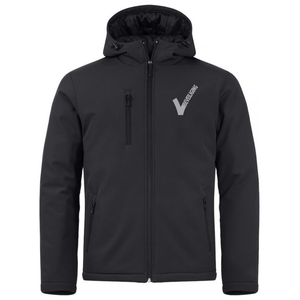 Padded Hoody Softshell XS t/m 4XL - Kleur: Zwart, Grijs, Mistgroen, Dark Navy, Kobalt, Rood - Heren