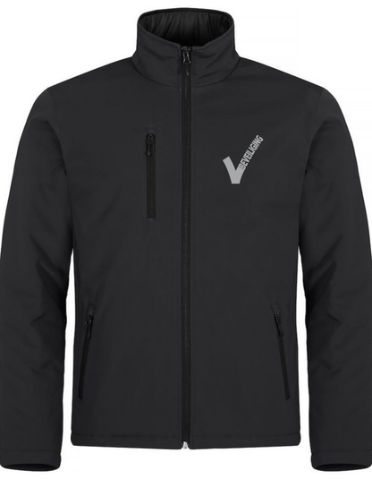 Padded Softshell Jacket XS t/m 4XL - Kleur: Zwart, Grijs, Mistgroen, Dark Navy, Kobalt, Rood - Heren