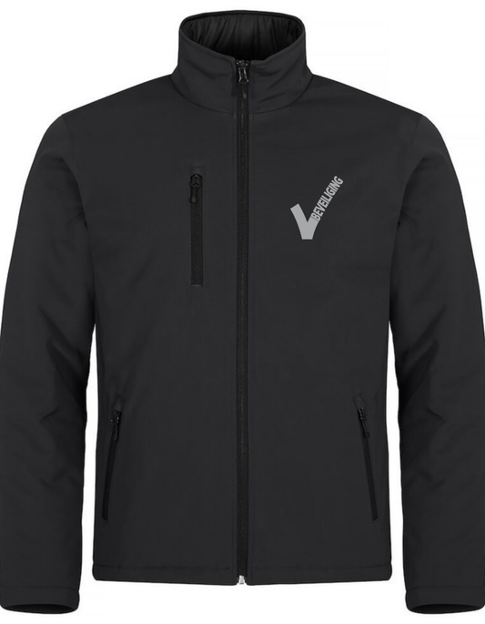 Padded Softshell Jacket XS t/m 4XL - Kleur: Zwart, Grijs, Mistgroen, Dark Navy, Kobalt, Rood - Heren