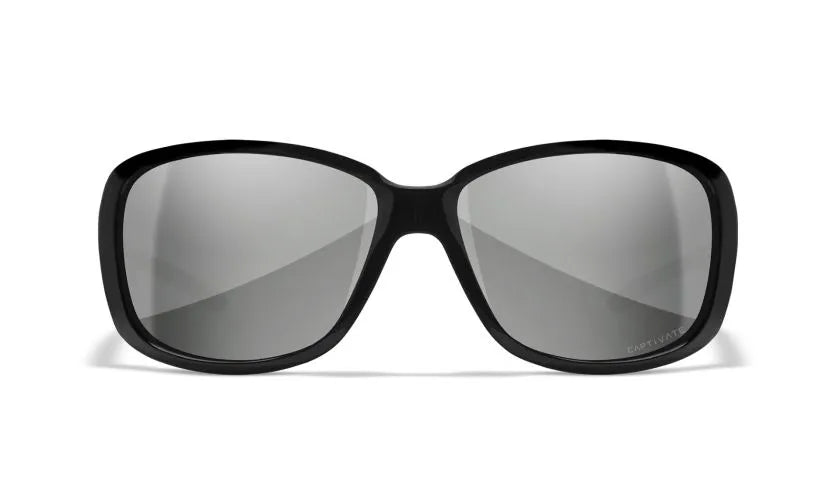 WX AFFINITY, Silver Flash Lenses, Gloss Black Frame
