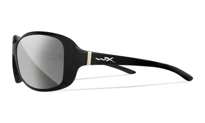 WX AFFINITY, Silver Flash Lenses, Gloss Black Frame