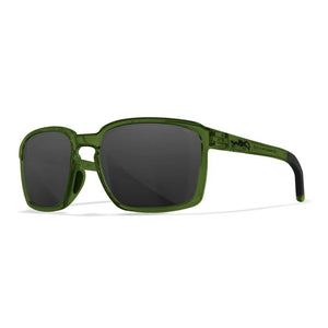 WX ALFA, Grey Lenses, Crystal Green Frame