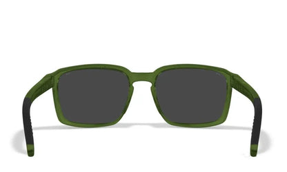 WX ALFA, Grey Lenses, Crystal Green Frame
