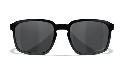 WX ALFA, CAPTIVATE™ Polarized Grey Lenses, Gloss Black Frame