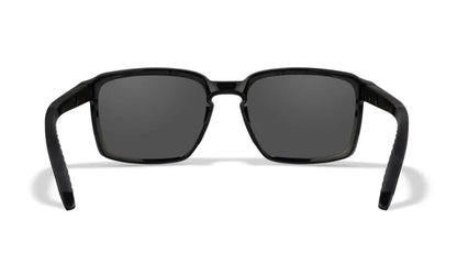 WX ALFA, CAPTIVATE™ Polarized Grey Lenses, Gloss Black Frame