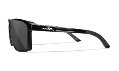 WX ALFA, CAPTIVATE™ Polarized Grey Lenses, Gloss Black Frame