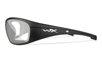 WX BOSS, Clear Lenses, Matte Black Frame