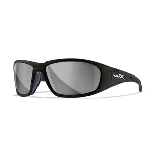 WX BOSS, Silver Flash Lenses, Matte Black Frame
