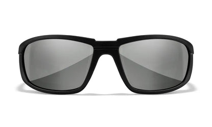 WX BOSS, Silver Flash Lenses, Matte Black Frame