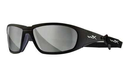 WX BOSS, Silver Flash Lenses, Matte Black Frame