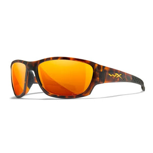 WX CLIMB, CAPTIVATE™ Polarized Bronze Mirror Lenses, Gloss Tortoise Frame