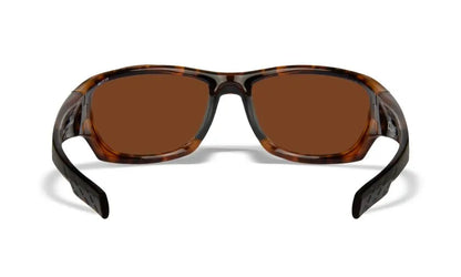 WX CLIMB, CAPTIVATE™ Polarized Bronze Mirror Lenses, Gloss Tortoise Frame