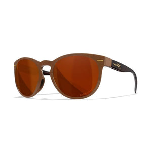 WX COVERT, CAPTIVATE™ Polarized Copper Lenses, Gloss Coffee/Crystal Brown Frame