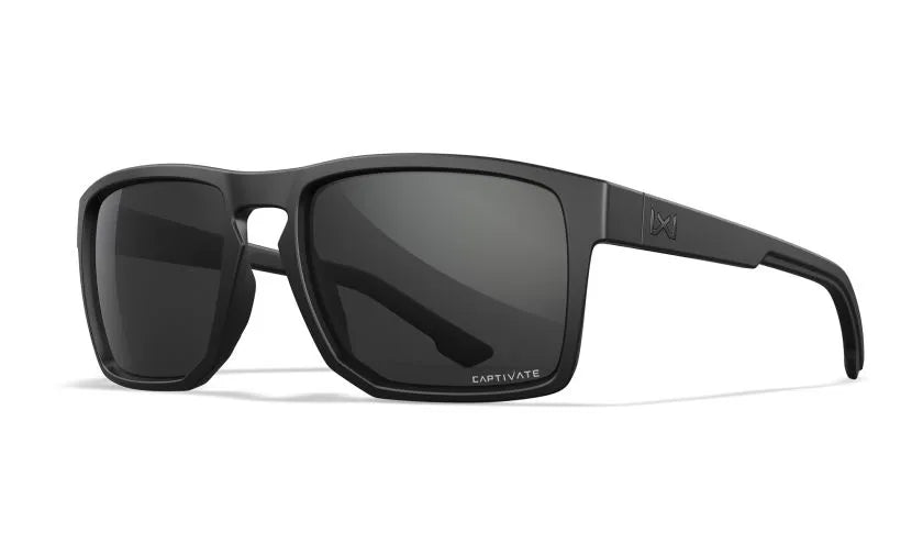 WX FOUNDER, CAPTIVATE™ Grey Lenses, Matte Black Frame