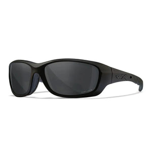 WX GRAVITY, CAPTIVATE™ Polarized Grey Lenses, Matte Black Frame