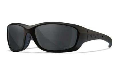 WX GRAVITY, CAPTIVATE™ Polarized Grey Lenses, Matte Black Frame