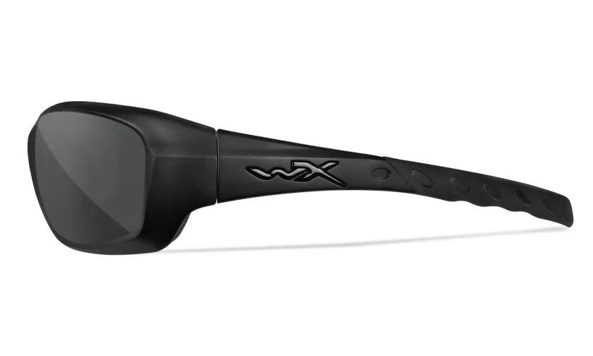 WX GRAVITY, CAPTIVATE™ Polarized Grey Lenses, Matte Black Frame