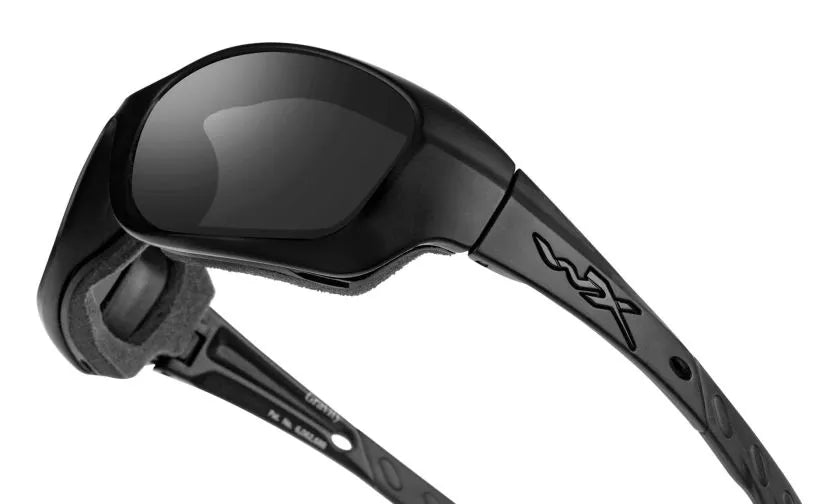 WX GRAVITY, CAPTIVATE™ Polarized Grey Lenses, Matte Black Frame