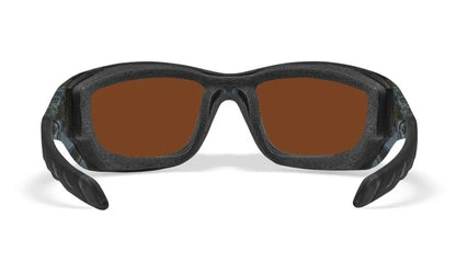WX GRAVITY, CAPTIVATE™ Polarized Green Mirror Lenses, Kryptek® Neptune™ Frame