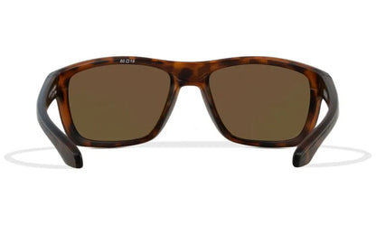 WX KINGPIN, CAPTIVATE™ Polarized Bronze Mirror Lenses, Matte Black Frame