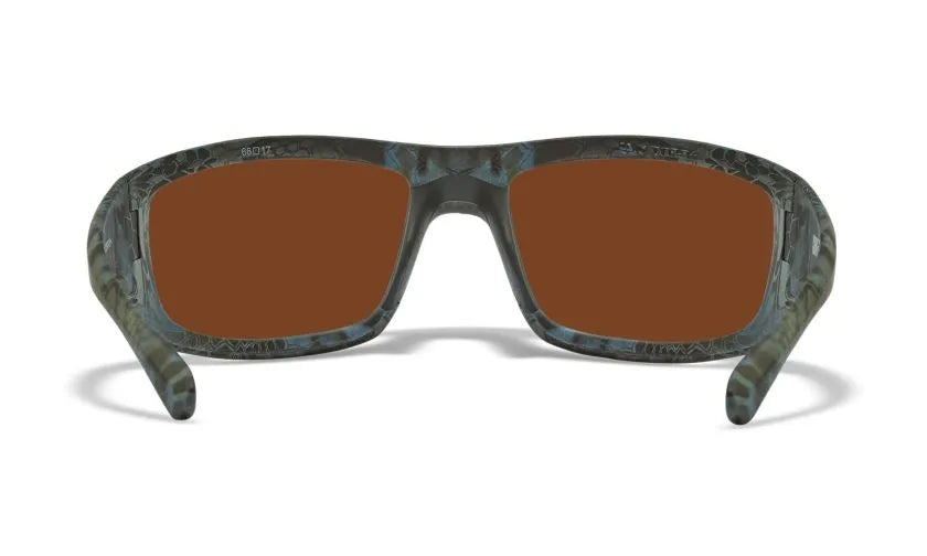 WX OMEGA, CAPTIVATE™ Polarized Green Mirror Lenses, Kryptek® Neptune™ Frame