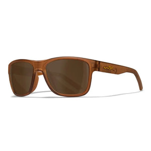 WX OVATION, Brown Lenses, Matte Rootbeer Frame