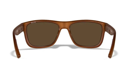 WX OVATION, Brown Lenses, Matte Rootbeer Frame