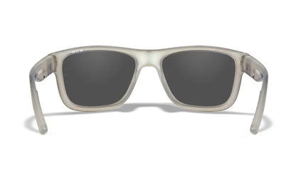 WX OVATION, CAPTIVATE™ Polarized Blue Mirror Lenses, Matte Slate Frame