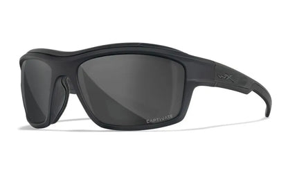 WX OZONE, CAPTIVATE™ Polarized Grey Lenses, Matte Black Frame