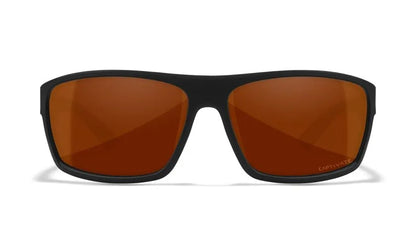 WX PEAK, CAPTIVATE™ Polarized Copper Lenses, Matte Black Frame