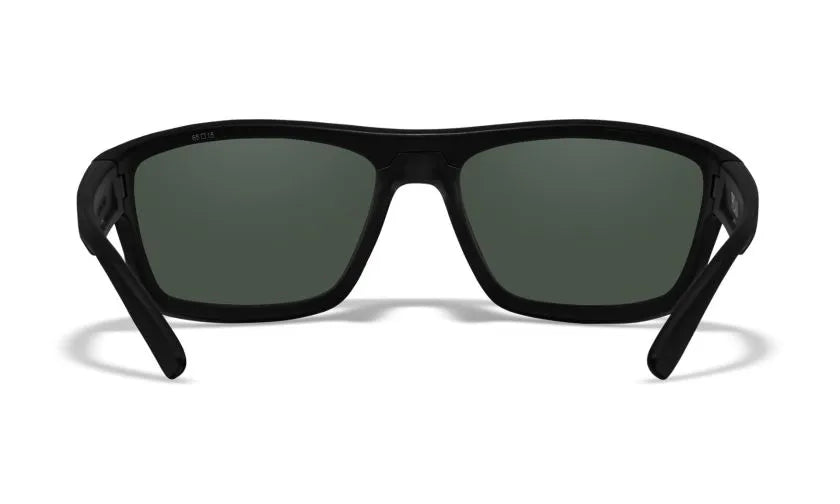 WX PEAK, CAPTIVATE™ Polarized Blue Mirror Lenses, Matte Black Frame