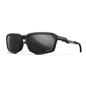 WX RECON, CAPTIVATE™ Polarized Black Mirror Lenses, Matte Black Frame