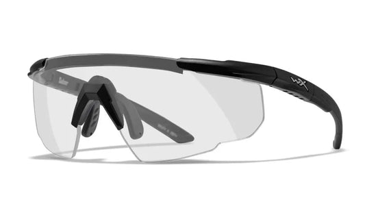 SABER ADVANCED, Clear Lenses, Matte Black Frame