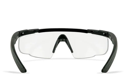 SABER ADVANCED, Clear Lenses, Matte Black Frame