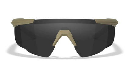 SABER ADVANCED, Grey/Clear Lenses, Matte Tan Frame