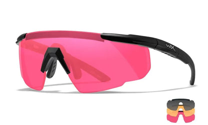 SABER ADVANCED, Grey/Light Rust/Vermillion Lenses, Matte Black Frame